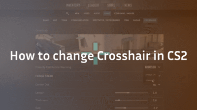 how to change crosshair in cs2