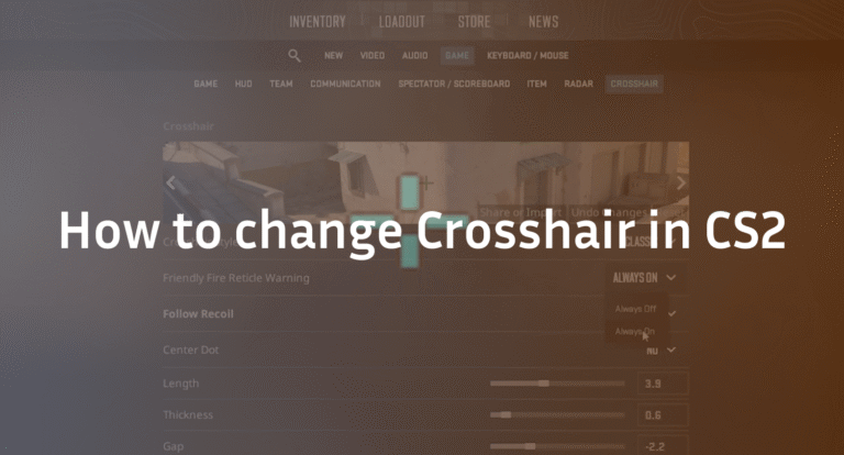 How to Change Crosshair in CS2: Settings, Codes & Pro Tips