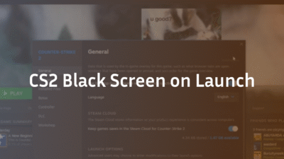 cs2 black screen on launch