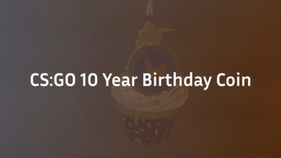 CSGO 10 Year Birthday Coin