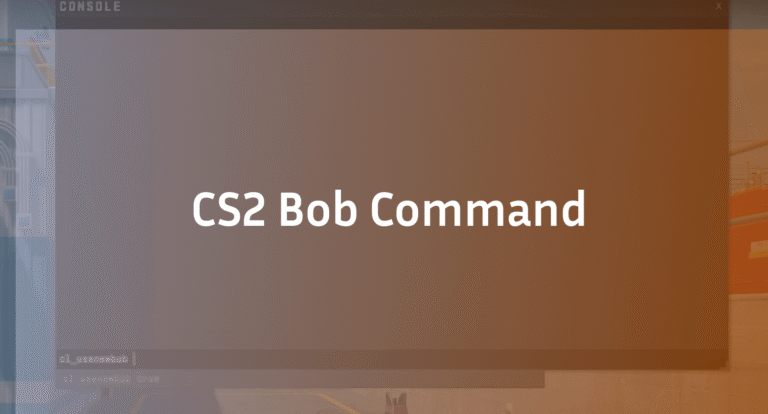 CS2 Bob Command: How to Disable Screen Shake? 