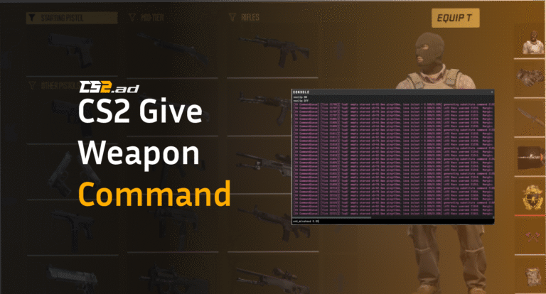 CS2 Give Weapon Command: Full List & Knife Codes