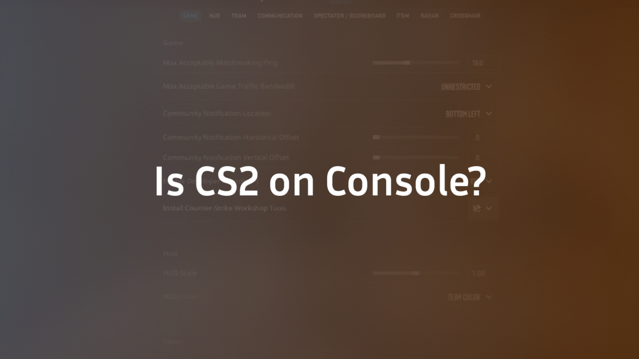 is cs2 on console?