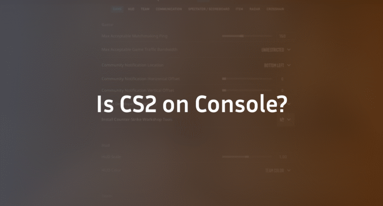 Can we play CS2 on console?