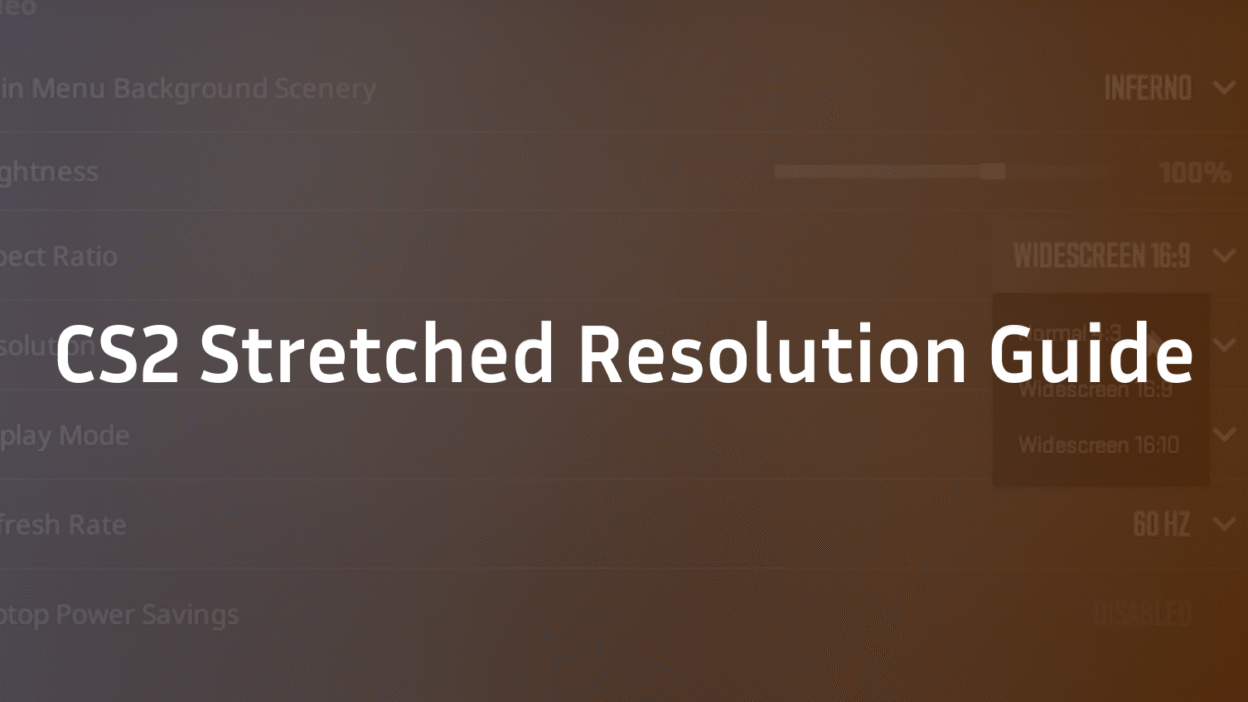 CS2 Stretched Resolution Guide
