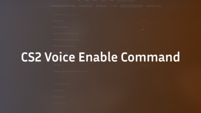 CS2 Voice Enable Command