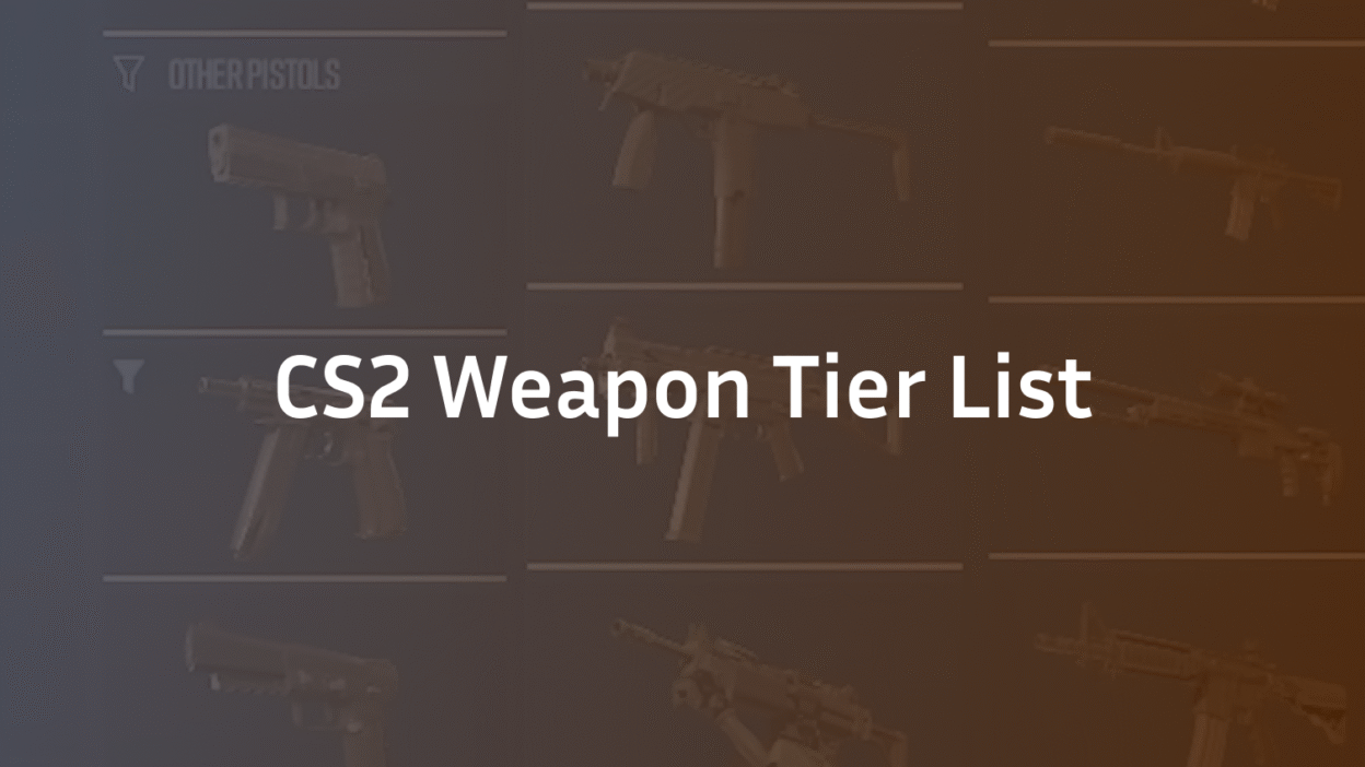 cs2 weapon tier list