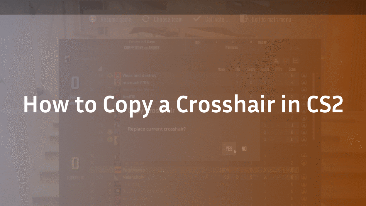 how to copy crosshair