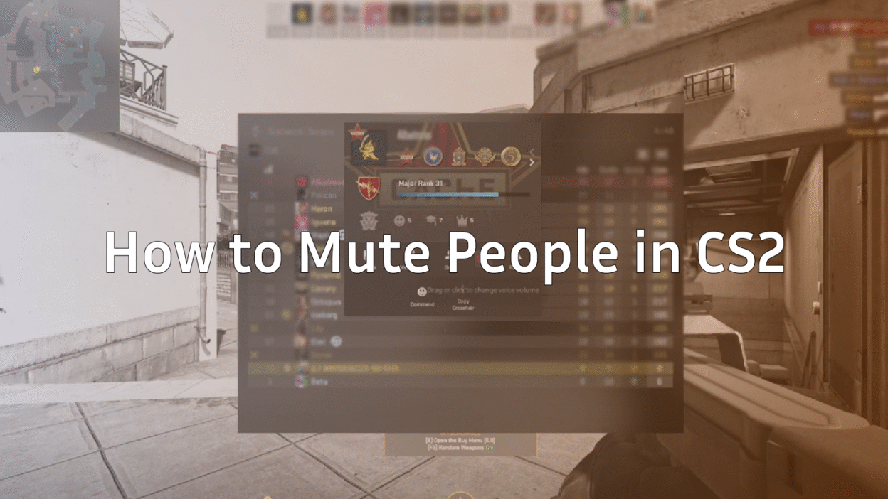 how to mute people in cs2