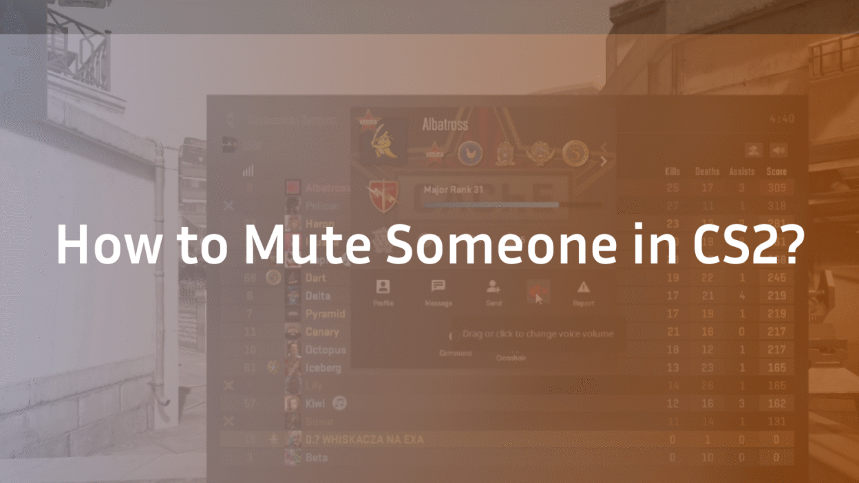 how to mute people in cs2