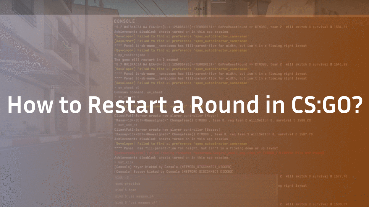 how to restart round csgo