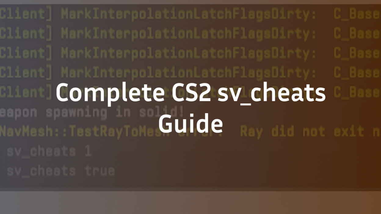 CS2 sv_cheats: The Complete Guide