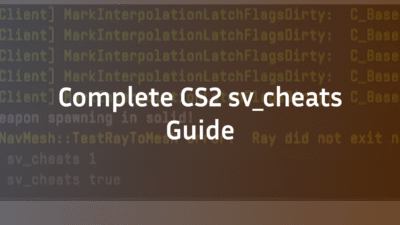 CS2 sv_cheats: The Complete Guide