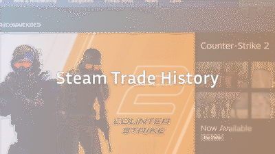 how to check steam trade history