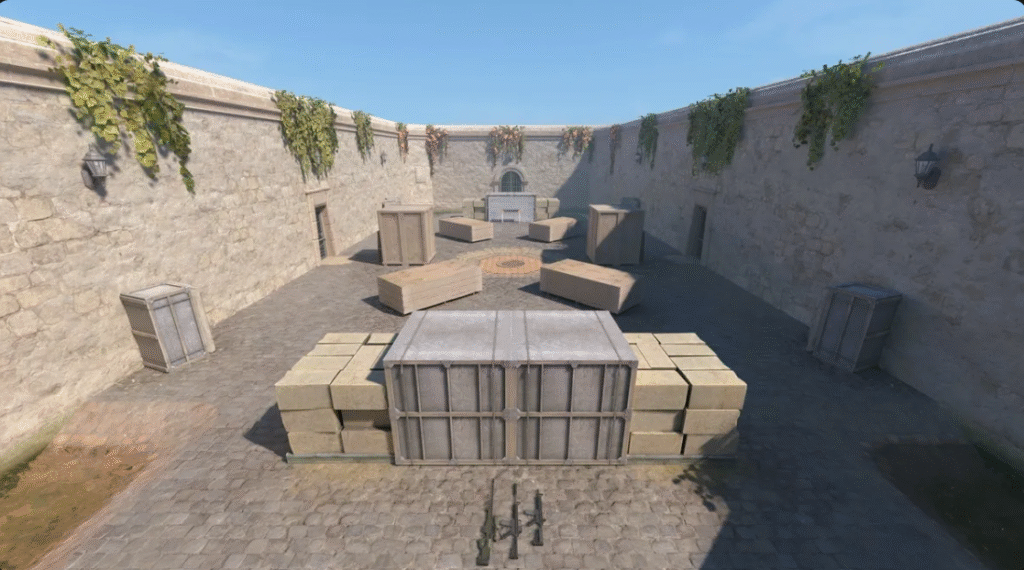 CS2 1 vs 1 mini map.