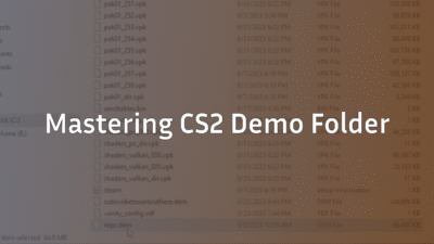 cs2 demo folder
