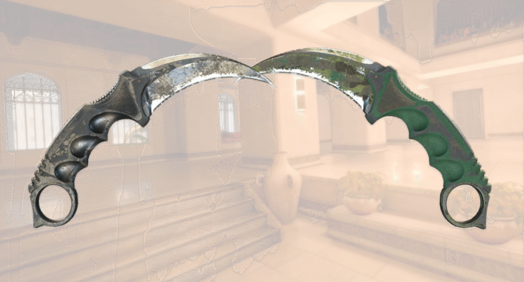 Karambit Scorched and Boreal Forest battle scarred