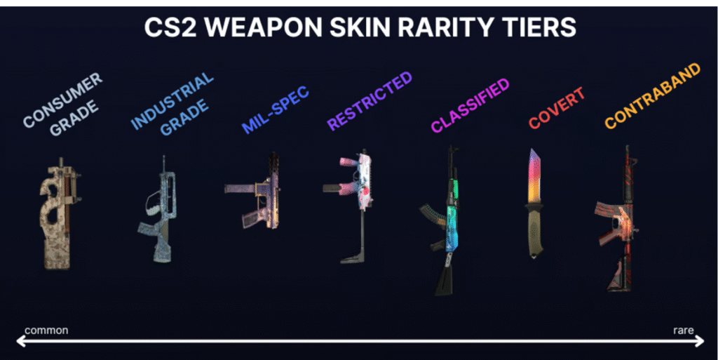 Skins Rarity and Types of Grade