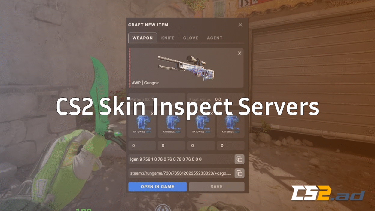 CS2 Skin Inspect Server