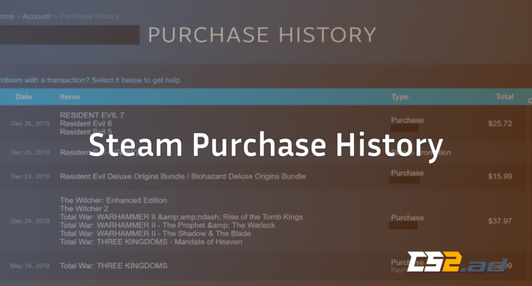 Steam Purchase History Guide (Gamers’ Edition)