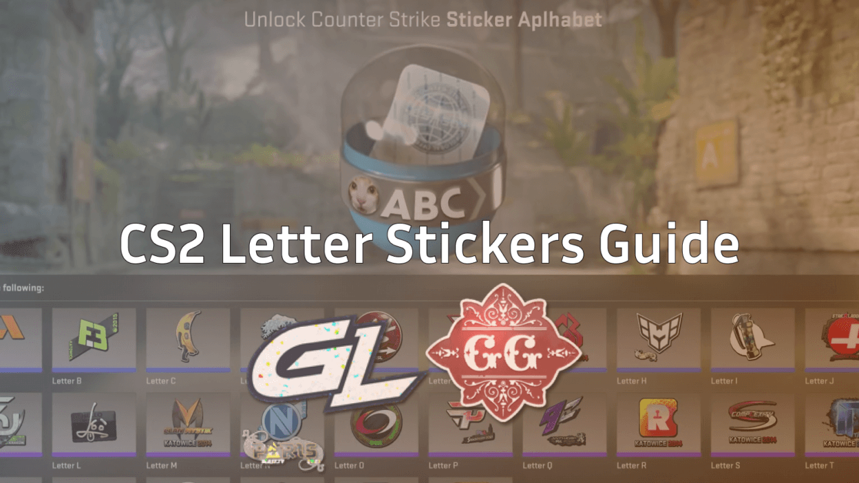 cs2 letter stickers