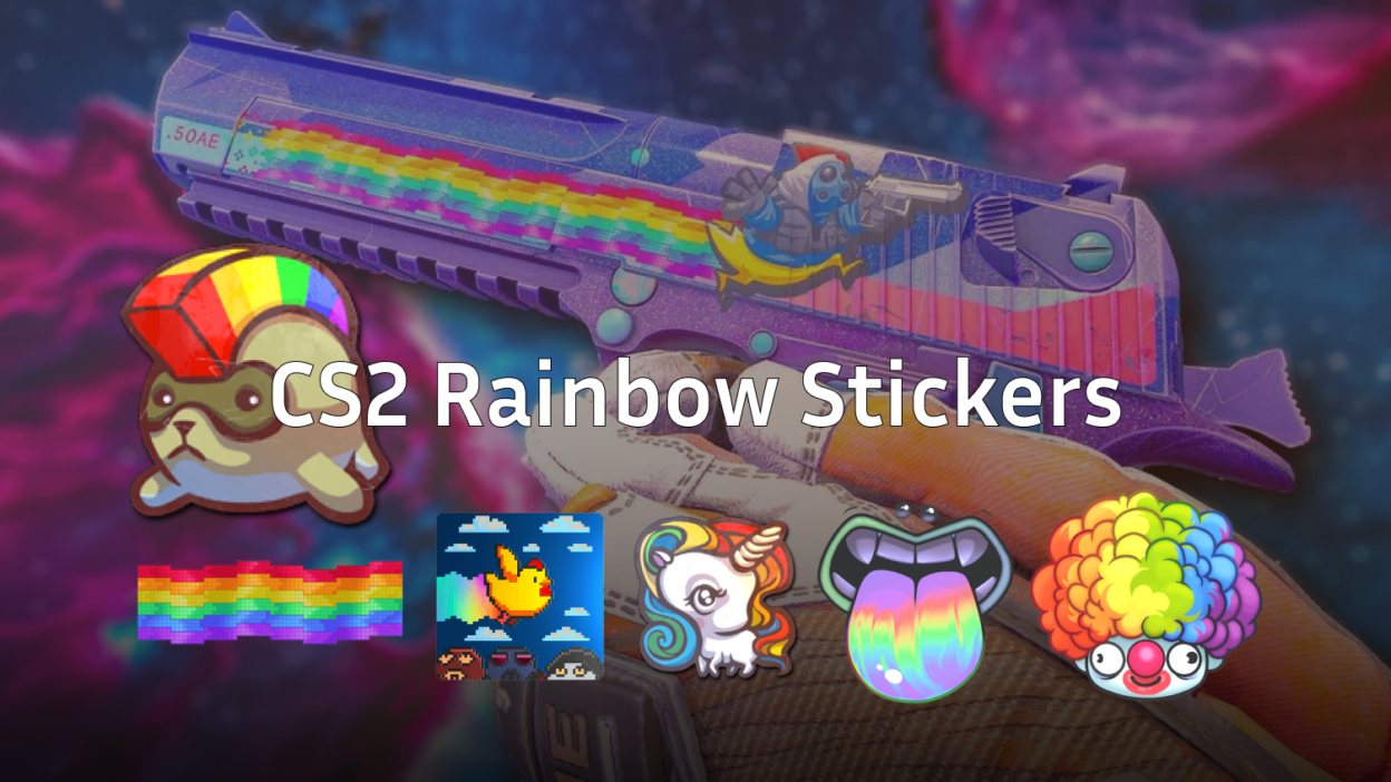 cs2 rainbow stickers