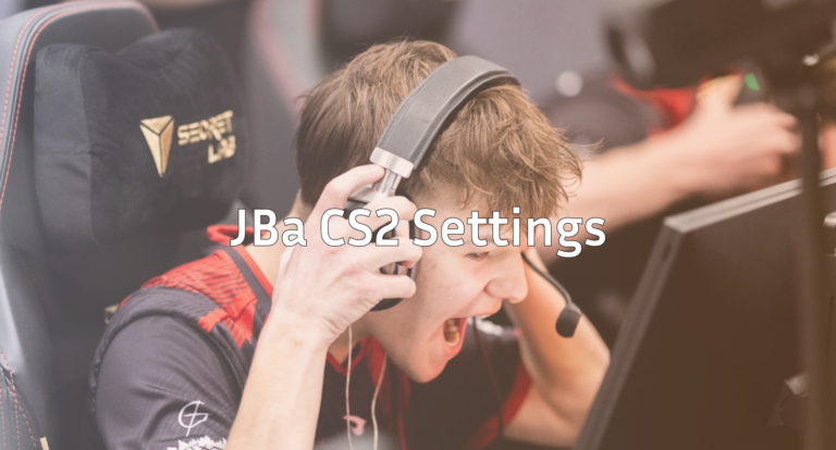 JBa CS2 Settings, Sensitivity, Crosshair & Stats