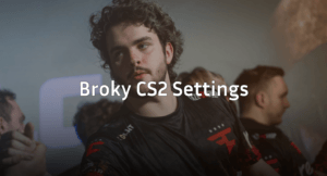 Broky CS2 Settings – Crosshair, Sensitivity & Config