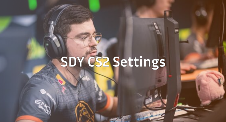 sdy CS2 Settings, Crosshair & Config Guide