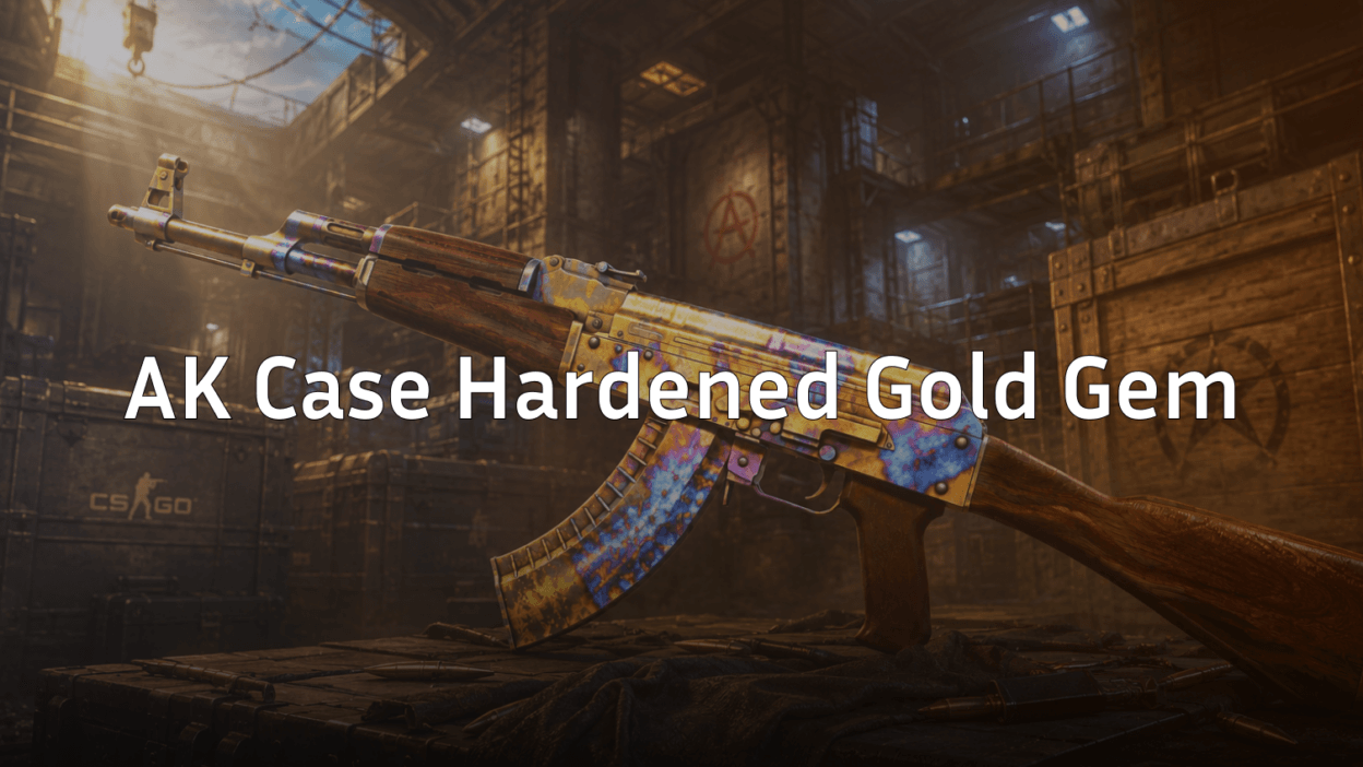 ak case hardened gold gem