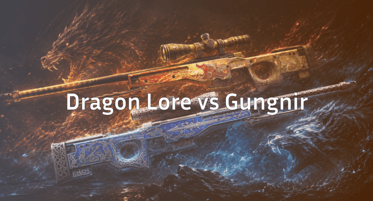 Dragon Lore vs Gungnir: Which AWP Skin Wins in CS2?
