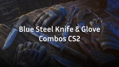 Best Blue Steel Knife and Glove Combos in CS2