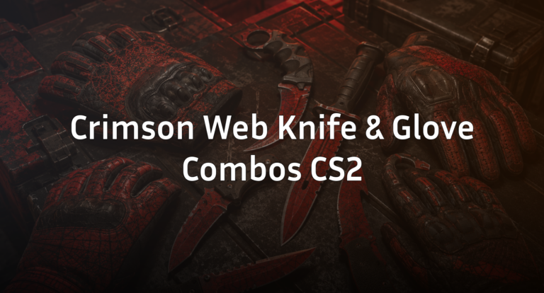 Best Crimson Web Knife and Glove Combos in CS2