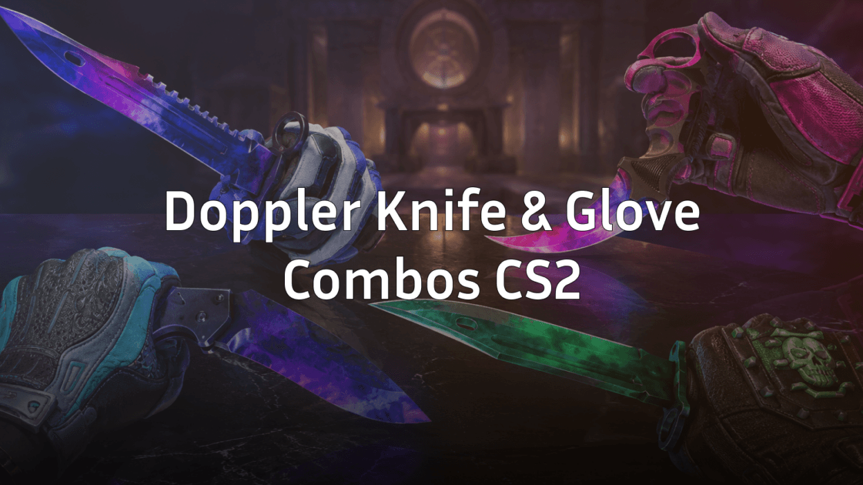 best doppler knife and glove combos in cs2