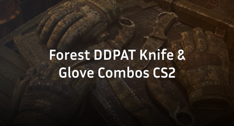 Best Forest DDPAT Knife and Glove Combos in CS2